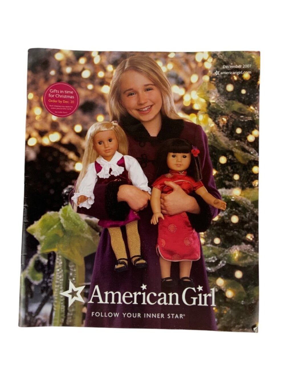 American Girl Holiday Catalog December 2007 Featuring Julie Albright Ivy Ling